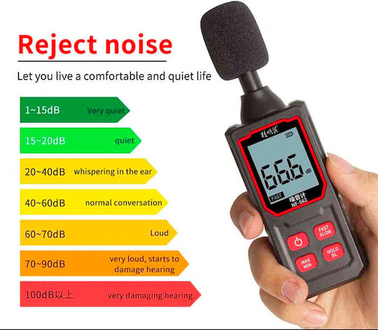 Noyafa NF-562 Μετρητής Ήχου 30-130dB