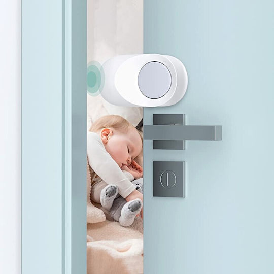 Sipo Finger Protector for Doors with Sticker made of Plastic in White Color 2pcs