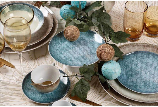 Cryspo Trio 'la Palma' Set of Cups Coffee Porcelain Beige 100ml 6pcs