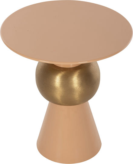 Round Side Table Patna Metal Gold 40.5x40.5x43cm
