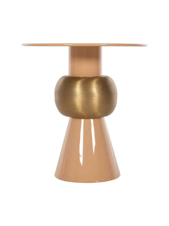 Round Side Table Patna Metal Gold 40.5x40.5x43cm