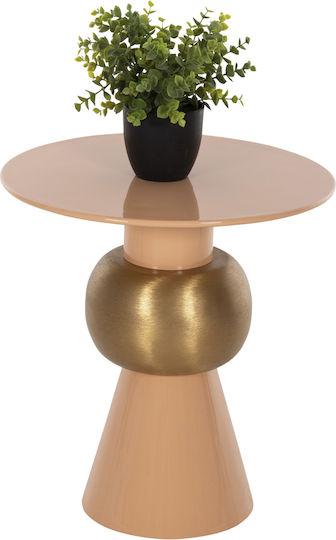 Round Side Table Patna Metal Gold 40.5x40.5x43cm