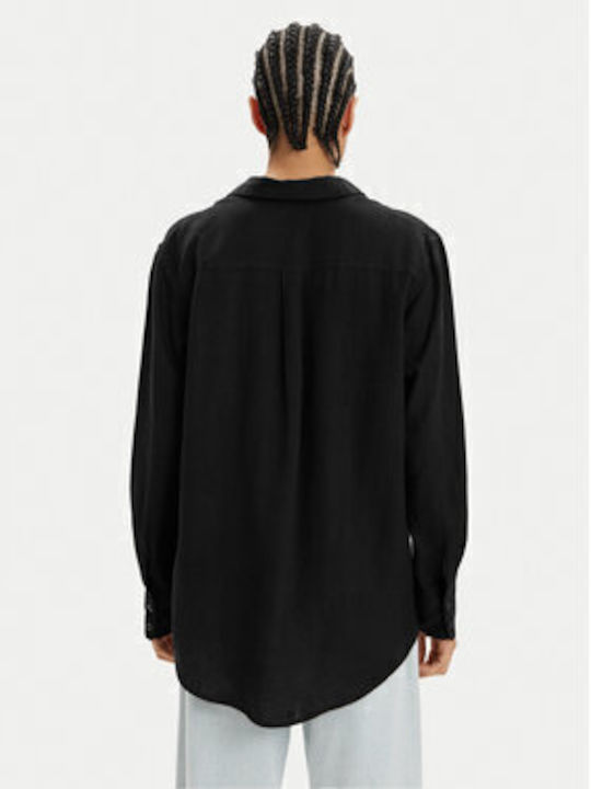 Linn Long Sleeve Women's Shirt Black