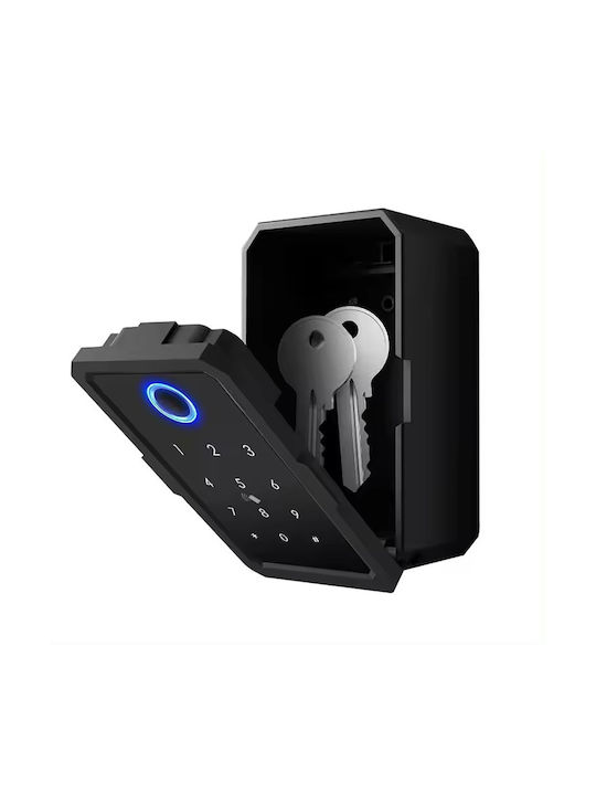 Smart Wall-mounted Combination Key Holder with Keyboard 7.2x12.2x12.2cm