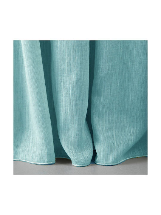 Saray Home Curtain with Pencil Pleat Blue 140x280cm