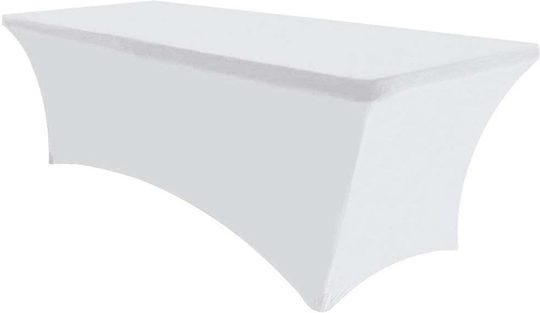Quasar Elastic Capac de masă Alb Ø75cm