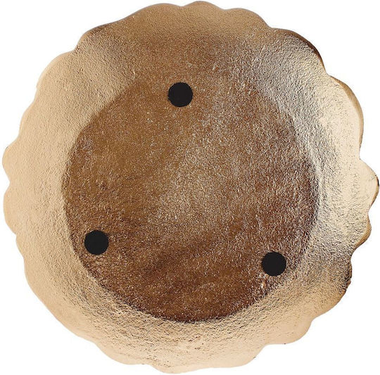 Butlers Platou Decorativ Metalic Auriu 1buc 31x31buc