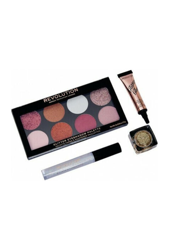 Revolution Beauty Kit Παλέτα Μακιγιάζ Glitter Palette