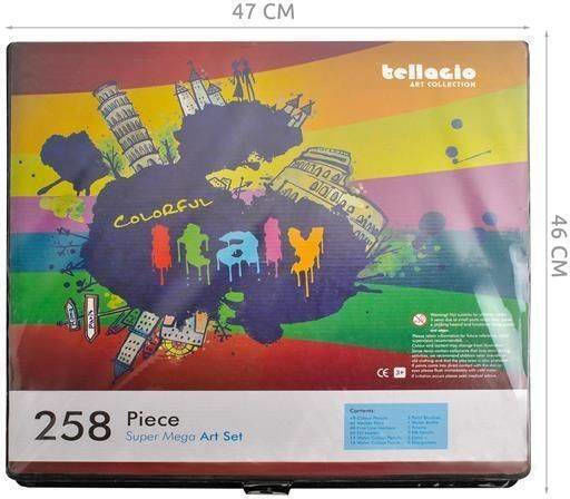Maaleo Painting Set in Case 47x46cm 288pcs