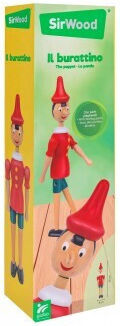 Sirwood Holzpuppe Pinocchio 30cm 41698