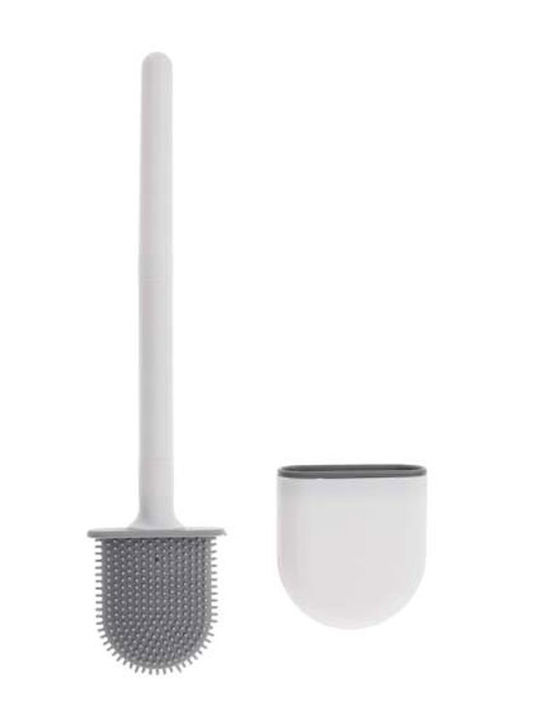 ikonka Plastic Toilet Brush White