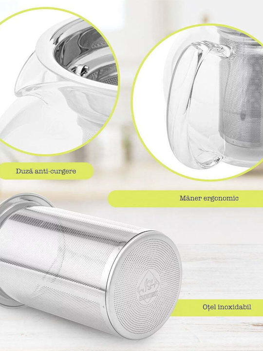 Quasar Teeset mit Tasse Glas 2x250ml & 650ml 3Stück