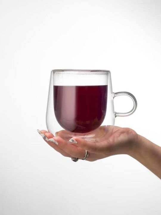 Quasar Teeset mit Tasse Glas 2x250ml & 650ml 3Stück