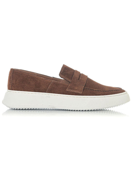 Northway Suede Ανδρικά Loafers σε Ταμπά Χρώμα