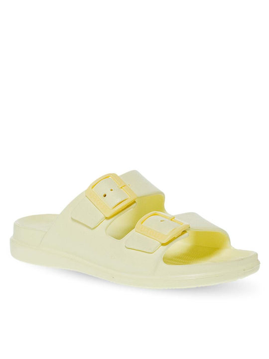 Luofu Women's Flip Flops Yellow