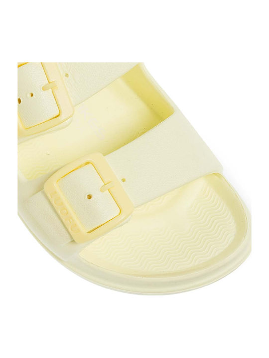 Flip Flops in Sandal Style in Yellow Colour