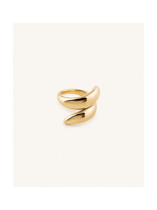 StanStefan Women's Ring from Steel Gold Plated