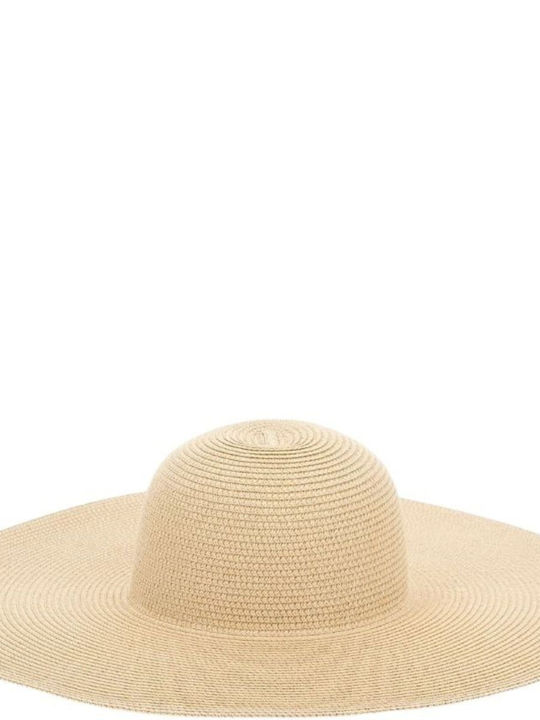 Guess Frauen Stoff Hut Fedora Beige