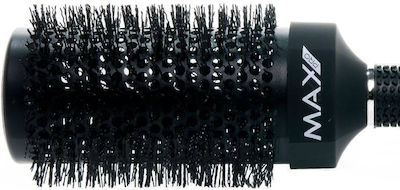 Max Pro Ceramic Radial Brush Bürste Haare für Begradigung Schwarz 53mm