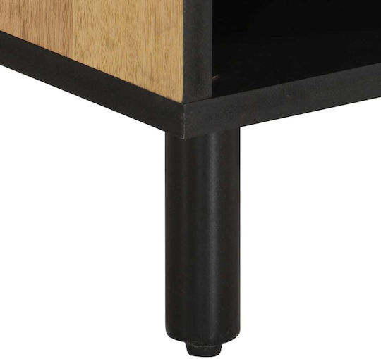 TV-Ständer aus Massivholz Braune M80xT33xH46cm