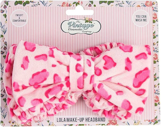 The Vintage Cosmetic Company Haarband für Make-up Pink