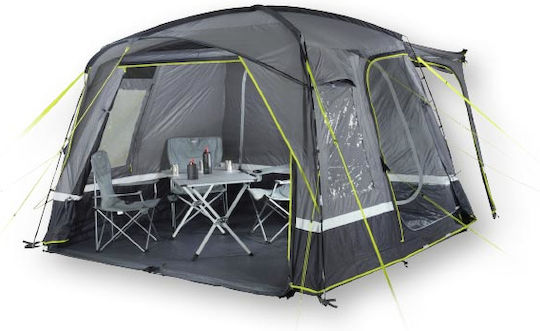High Peak Tour 2.0 Winter Camping Tent Tunnel Grey for 3 People 350x320cm