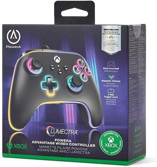 PowerA Advantage Cu fir Gamepad pentru Xbox Series with Lumectra