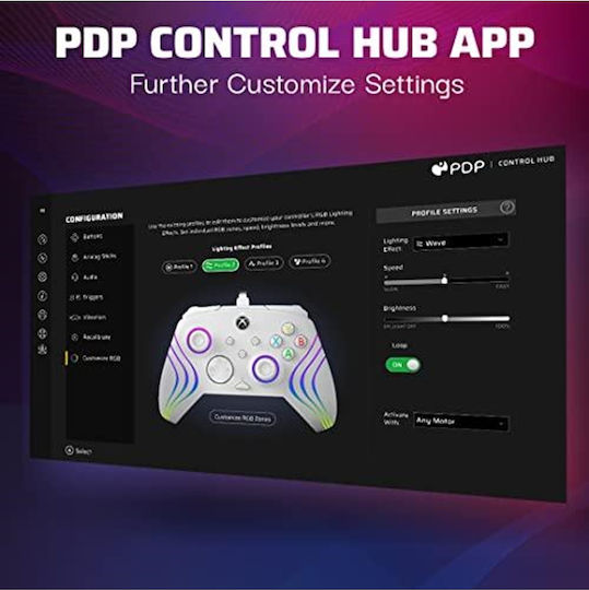 PDP Afterglow Wired Gamepad for PC / Xbox One / Xbox Series White