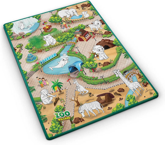 Ricokids Kids Rug Verde 120x90cm Ricokids Kids Rug Verde 120x90cm