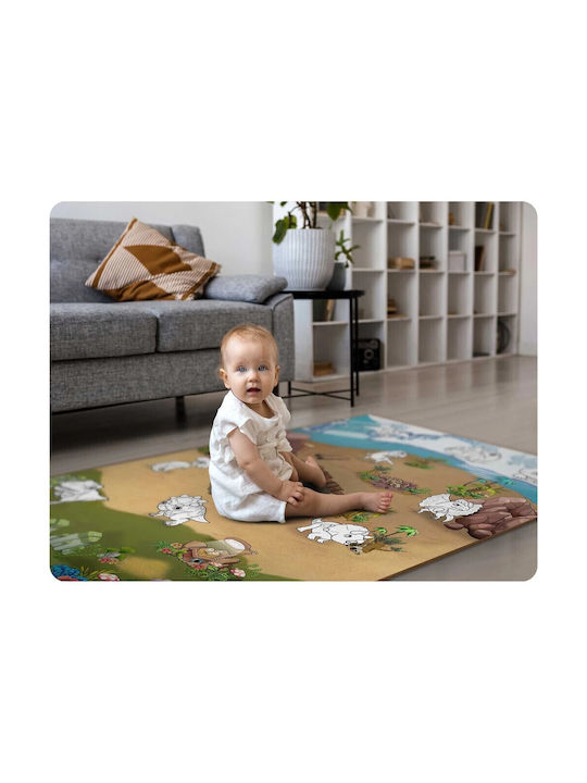 Ricokids Παιδικό Χαλί Πράσινο 120x90cm