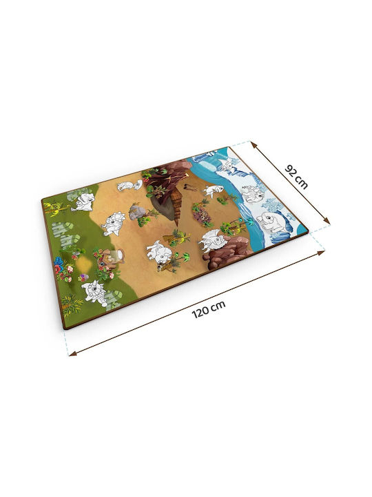Ricokids Παιδικό Χαλί Πράσινο 120x90cm