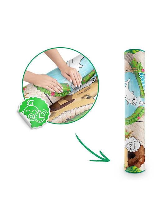 Ricokids Kinder Teppich Grün 120x90cm