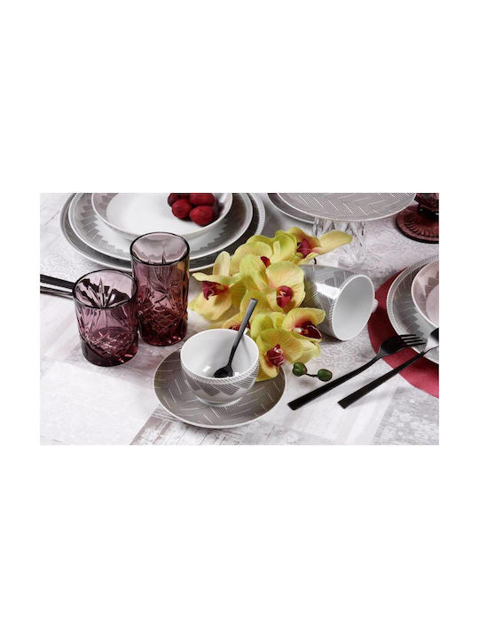 Cryspo Trio 'plaza' Mug from Porcelain Gray 6pcs