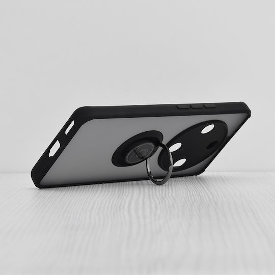 Techsuit Glinth Umschlag Rückseite Silikon Schwarz (Honor Magic6 Lite)