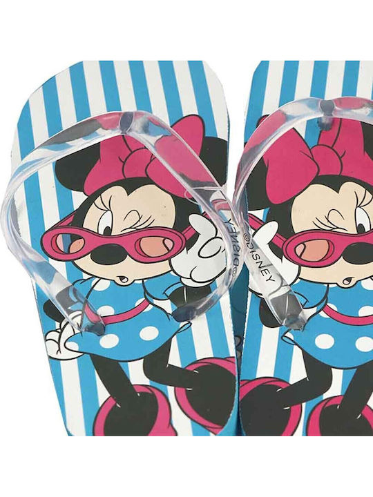 Kids' Flip Flops Minnie Light Blue Minnie Mouse