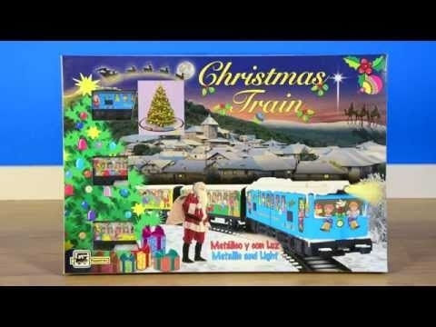 Pequetren Christmas Σετ με Τρενάκι με Φως για 3+ Ετών