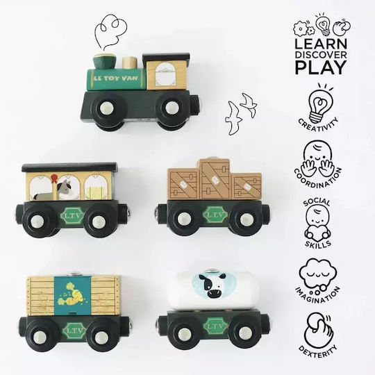 Le Toy Van Влакче Влакче от Дърво за 3+ години+ Години