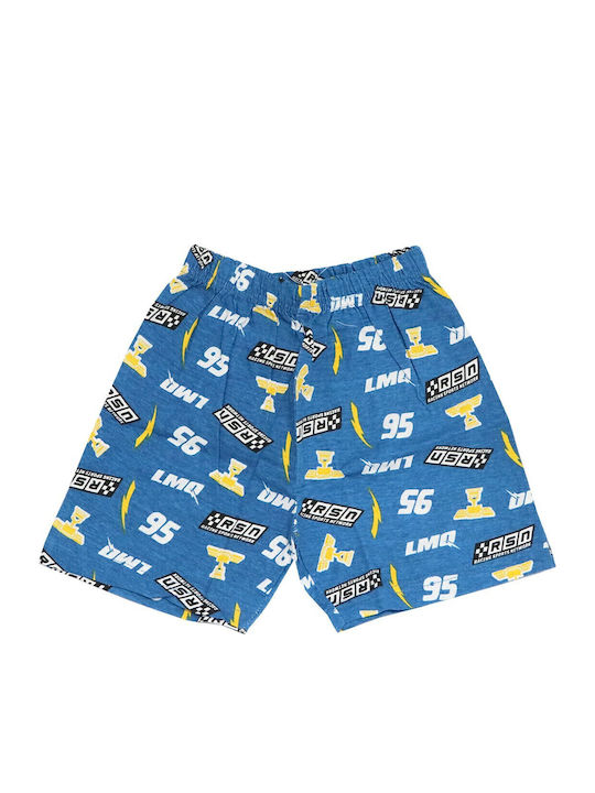 Disney Kids' Pajamas Summer Blue Cars