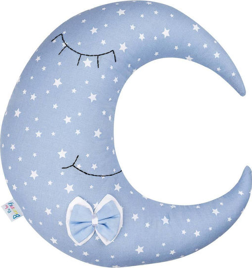 Bunny Bebe Crib Decorative Pillow Moon Light Blue 32x30cm