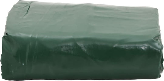 vidaXL Waterproof Tarpaulin 600gr/m² 8x6m. Heavy Duty Green