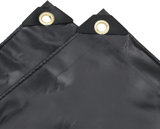 vidaXL Waterproof Tarpaulin 600gr/m² 8x6m. Heavy Duty Gray