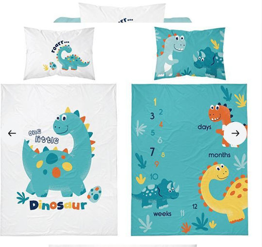 Detexpol Baby Bettbezug Turquoise 100x135cm.