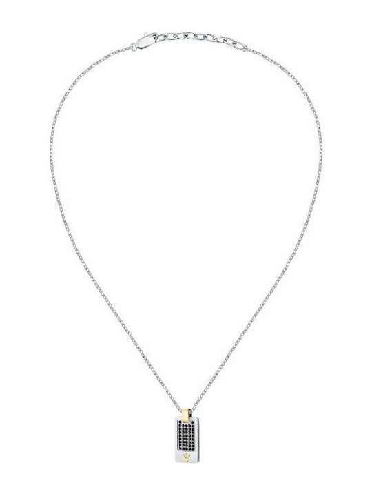 Maserati Steel Necklace