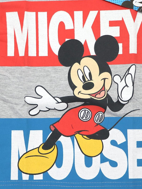 Disney Kids' Blouse Long Sleeve Gray Mickey