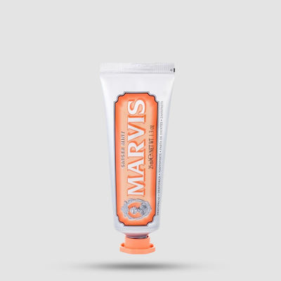 Marvis Ginger Mint Toothpaste for Ulitis , Plaque & Cavities 25ml