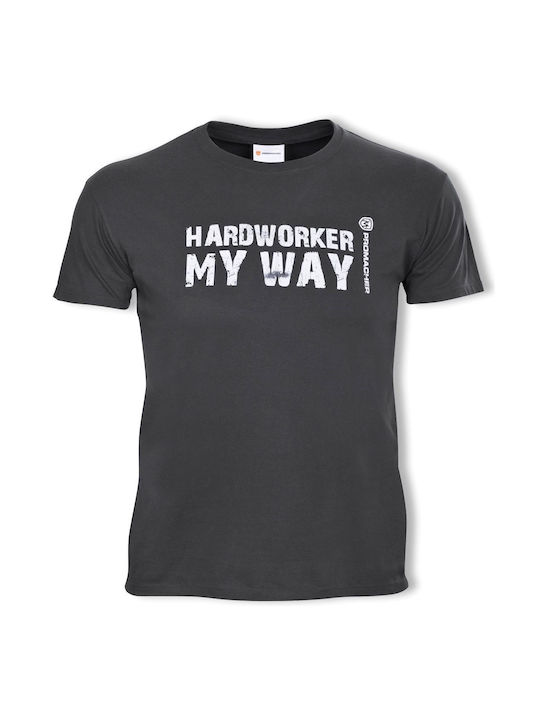 Bennon Hardworker T-Shirt Εργασίας Γκρι