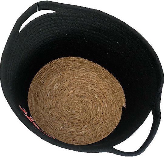 TnS Καλάθι Αποθήκευσης Bamboo Μαύρο 27.5x23.5cm TnS Καλάθι Αποθήκευσης Bamboo Μαύρο 27.5x23.5cm