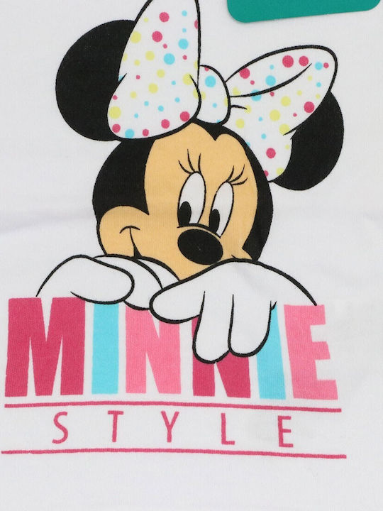 Disney Kids Blouse Short Sleeve White