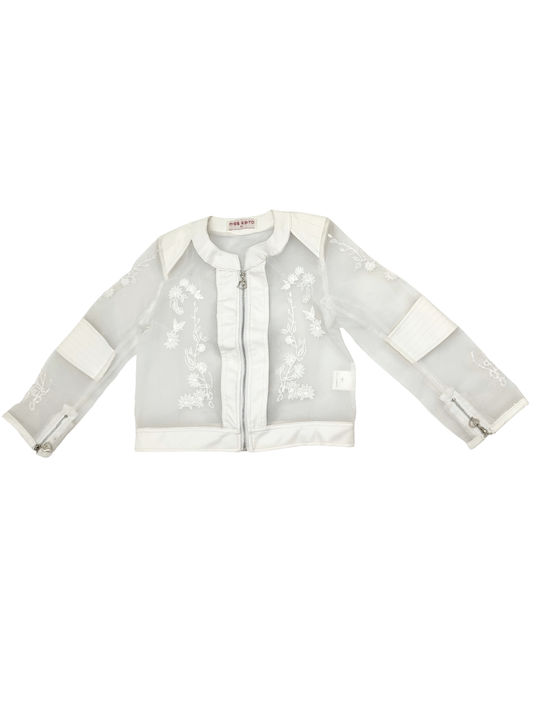 Εβίτα Kids Cardigan White