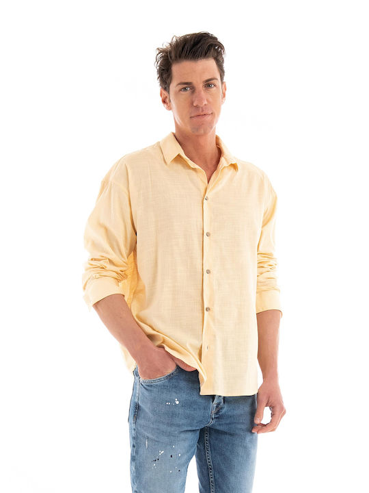 Gabba Harvey Coconut Shirt - Light Salmon Πουκάμισα (Ανδρικό Light Salmon - 10277-salmon)